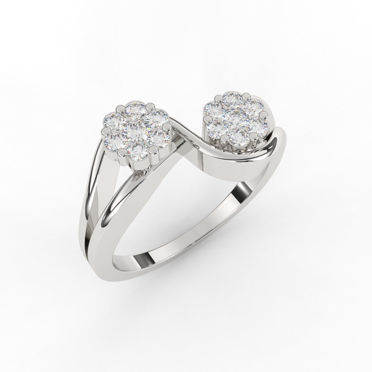 Cluster Infinite Diamond Ring