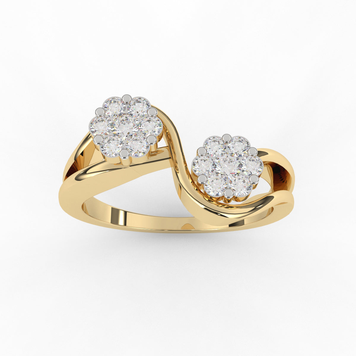 Cluster Infinite Diamond Ring