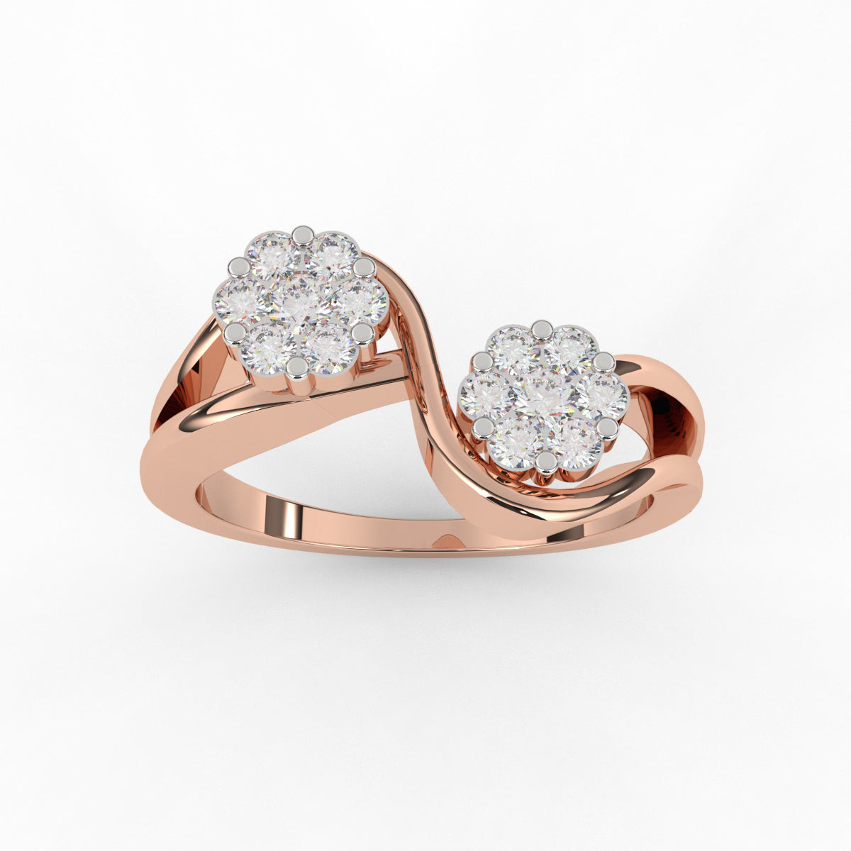 Cluster Infinite Diamond Ring