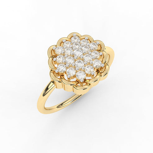 Austere Diamond Ring