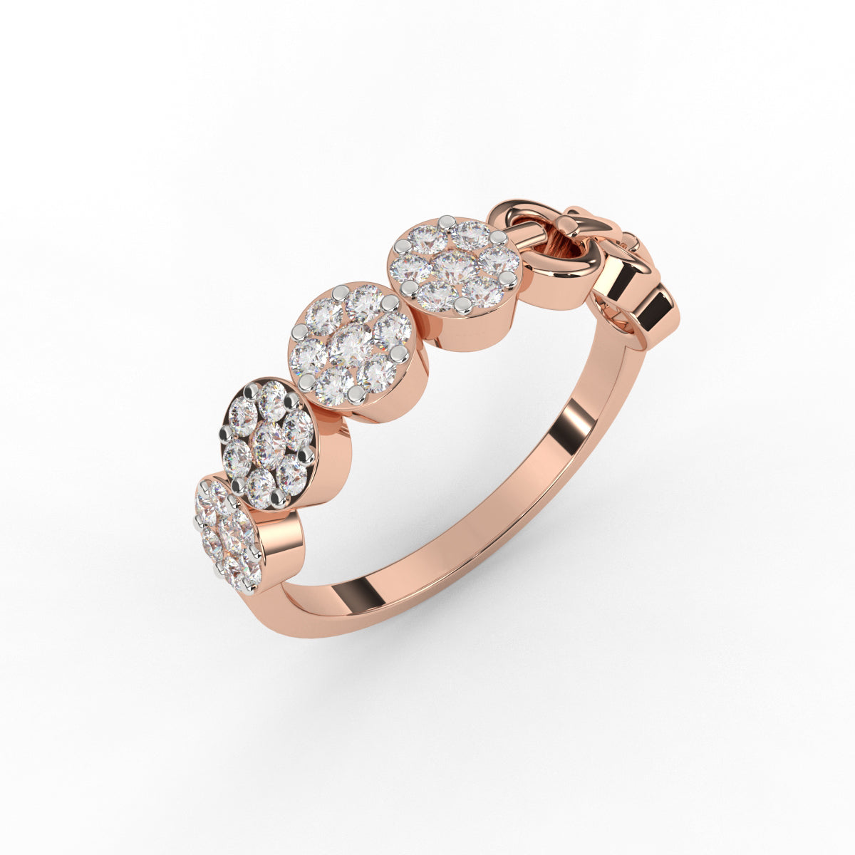 Modern chic diamond band