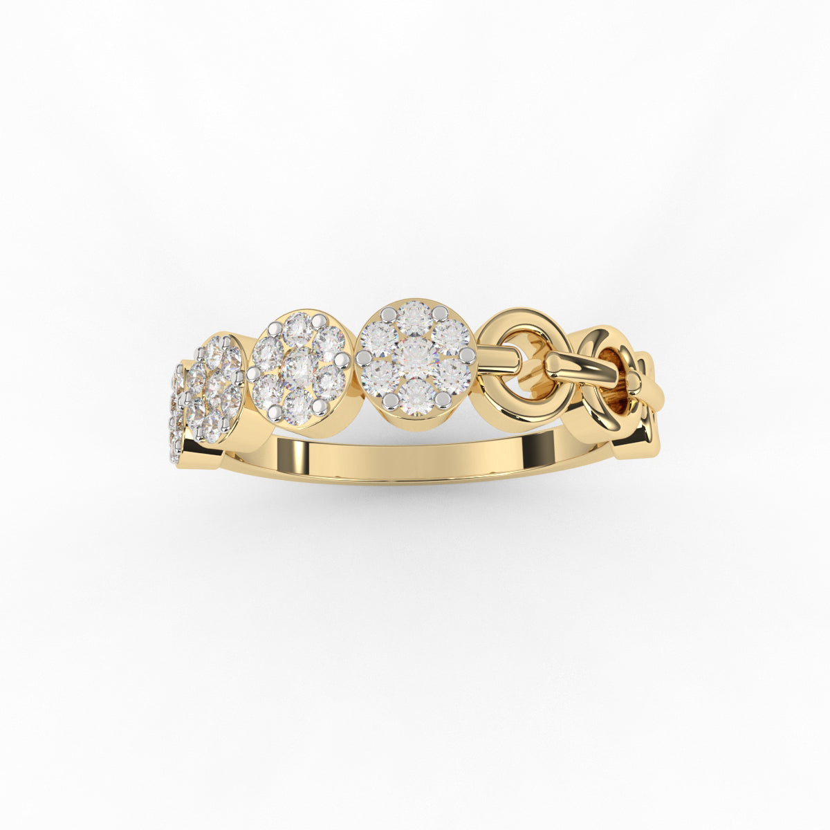 Modern chic diamond band