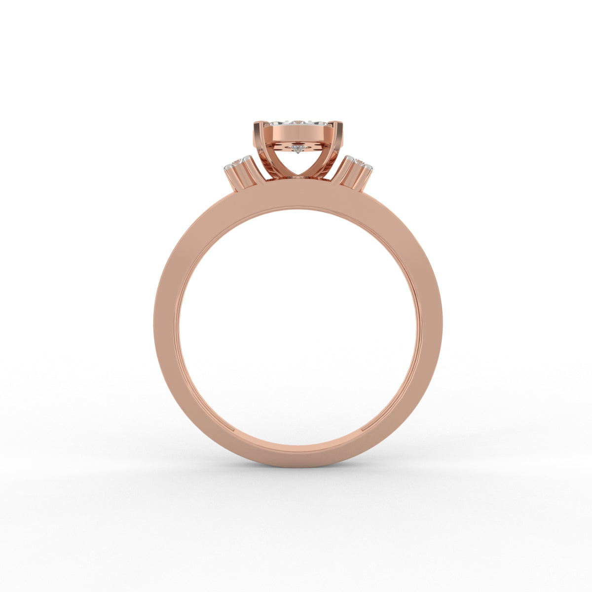 Attractive Two Row Ring