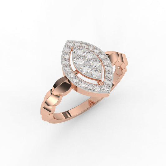 Eyes sparkle diamond ring