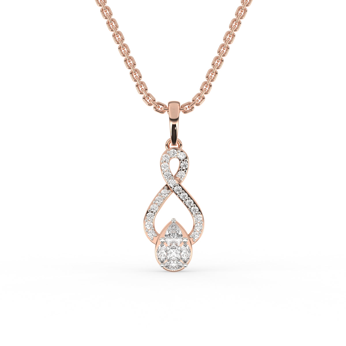 Infinity Diamond pendant