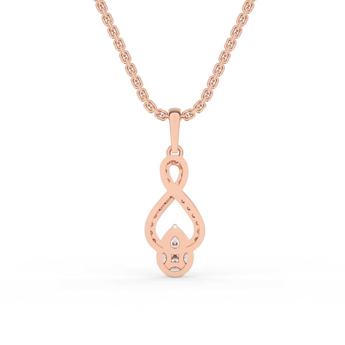 Jss creation Real Diamonds Infinity Diamond Pendant at Rs 22680 in New Delhi