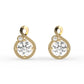 Infinite diamond stud earrings