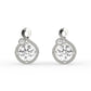 Infinite diamond stud earrings