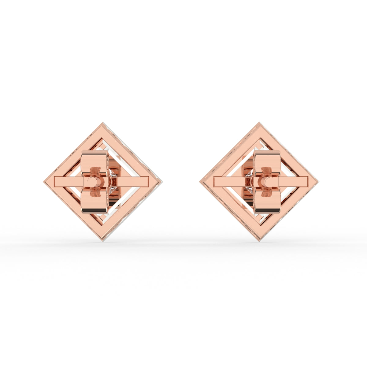 Diamond Half Halo Earrings