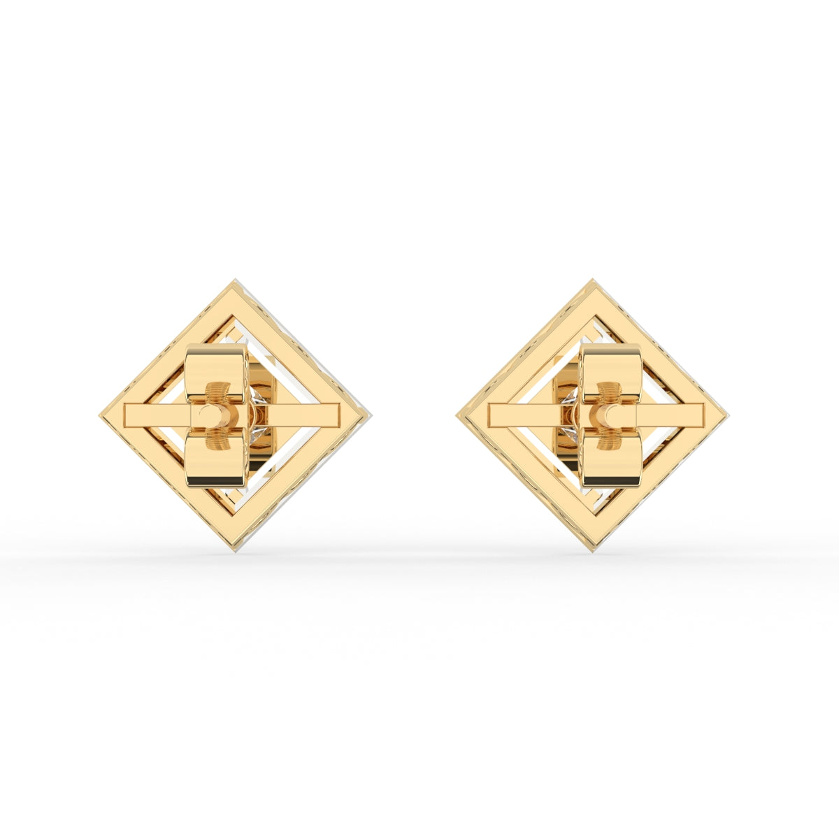 Diamond Half Halo Earrings