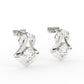 Geometric Lab Grown Diamond Earrings Gift For Her