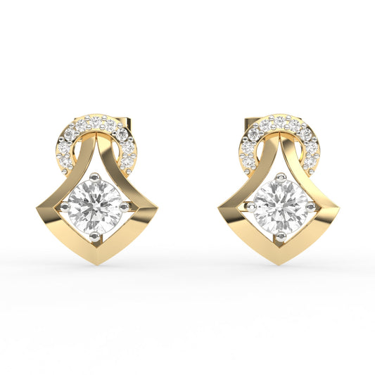 Celestial Archway Diamond Drop Earrings