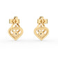 Fashionable Infinty Heart Halo Earrings