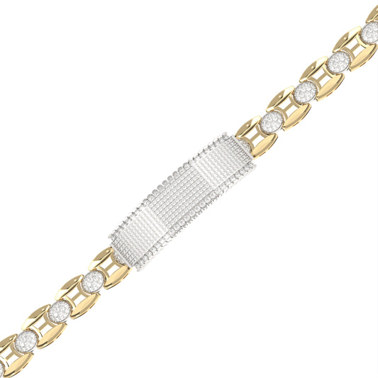 Brick Design Diamond Loose Bracelet