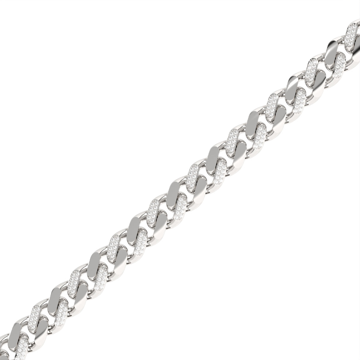 Dainty Cuban Link Diamond Bracelet
