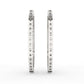 Gleaming Sparkle Diamond Hoop Earrings