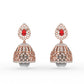 Blossom Ruby and Pearl Jhumkas