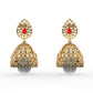 Blossom Ruby and Pearl Jhumkas