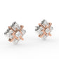 Antique Diamond Cluster Studs For Women