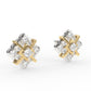 Antique Diamond Cluster Studs For Women