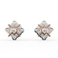 Antique Diamond Cluster Studs For Women