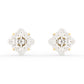 Antique Diamond Cluster Studs For Women