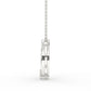 circle diamond pendant chain L-LCP-0218