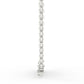 Fancy shape diamond pendant chain