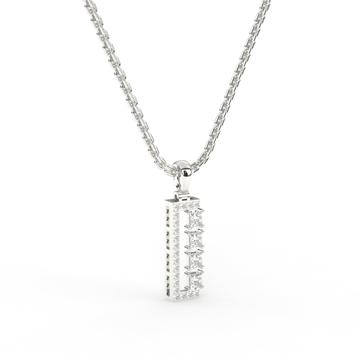 Timeless Cluster Lab Grown Diamond Pendant For Girl