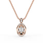 Gold Diamond Pendant For Women