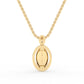 Gold Diamond Pendant For Women