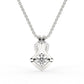 Charming Knot Round Diamond Pendant