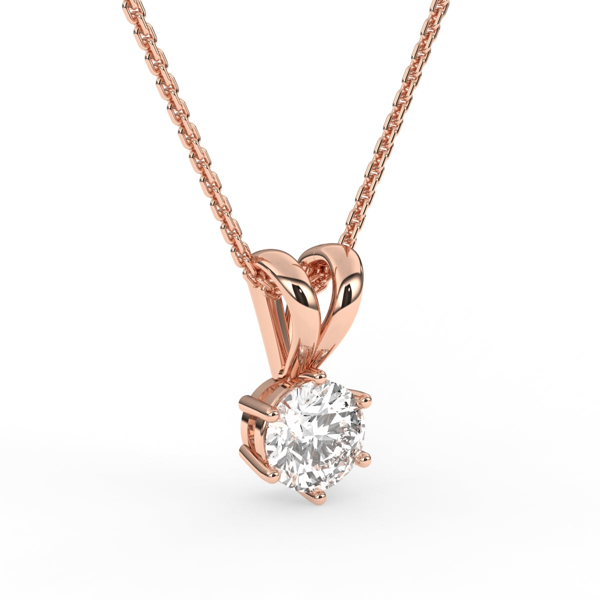 1 Carat Oval Diamond & Halo Pendant Necklace - Raven Fine Jewelers