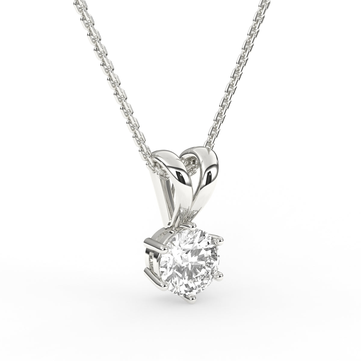 Buy 1.5CT 14kt Round Moissanite Necklace / Round Solitaire Necklace / Round Diamond  Necklace /layering Diamond Necklace /dainty Diamond Necklace Online in  India - Etsy