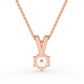 Forever One Soliaire Diamond Pendant For Her