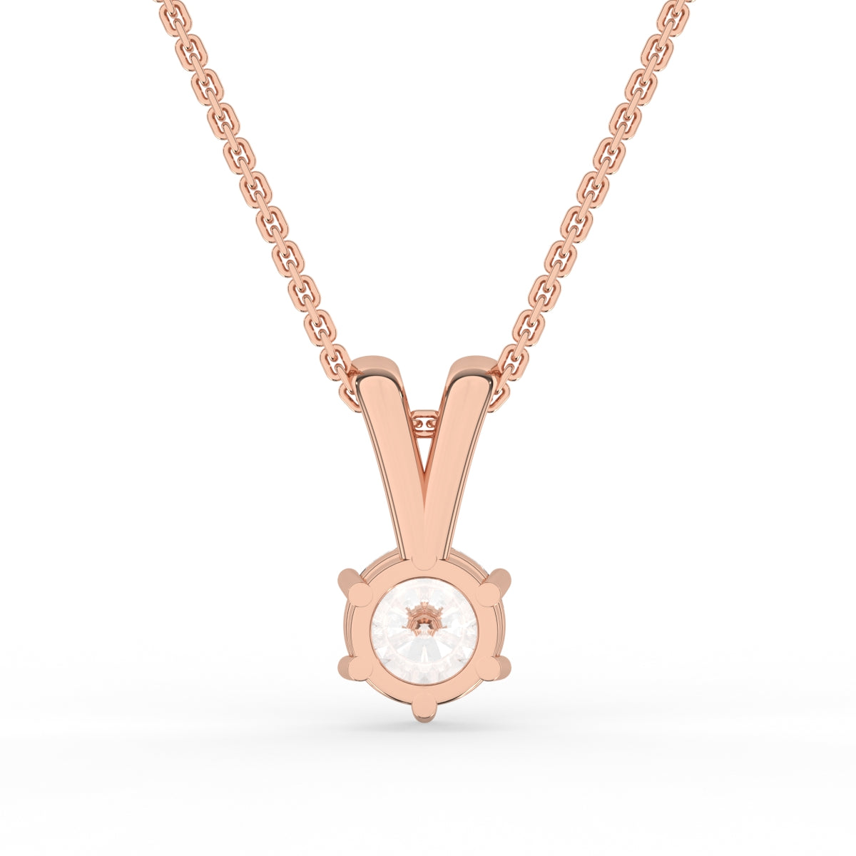 Forever One Soliaire Diamond Pendant For Her