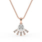 Floral Cluster Diamond Women's Pendant