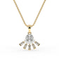 Floral Cluster Diamond Women's Pendant