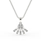 Floral Cluster Diamond Women's Pendant