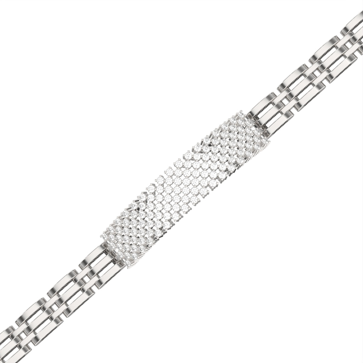 Daily Wear Unique Diamond Men's Bracelet