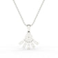 Floral Cluster Diamond Women's Pendant