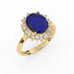 Floret Blue Sapphire Ring