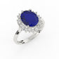 Floret Blue Sapphire Ring