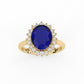 Floret Blue Sapphire Ring