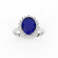 Floret Blue Sapphire Ring