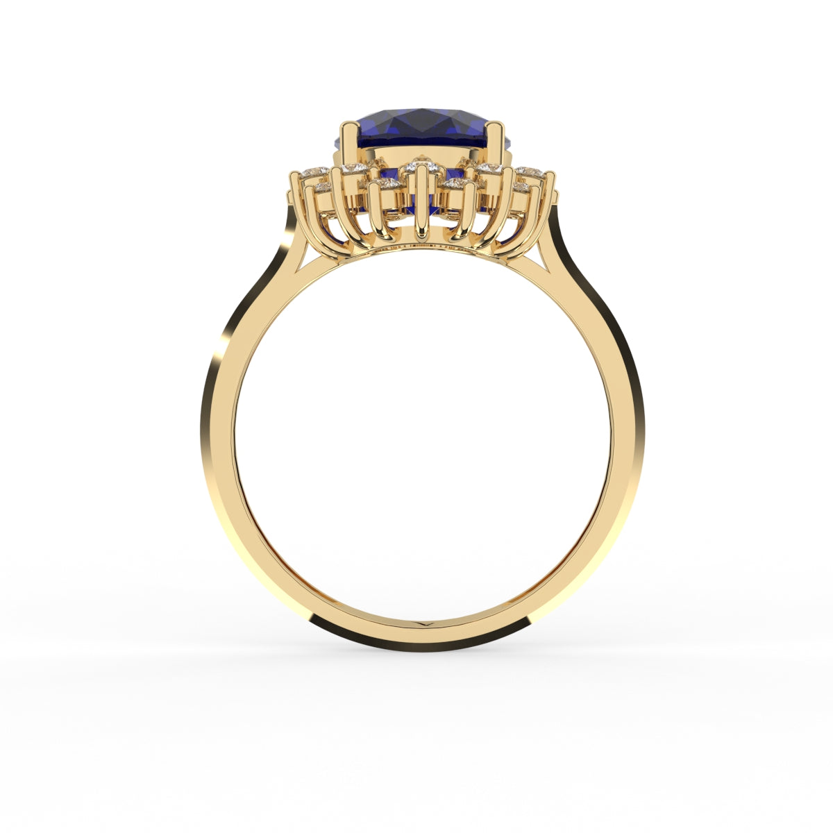 Floret Blue Sapphire Ring