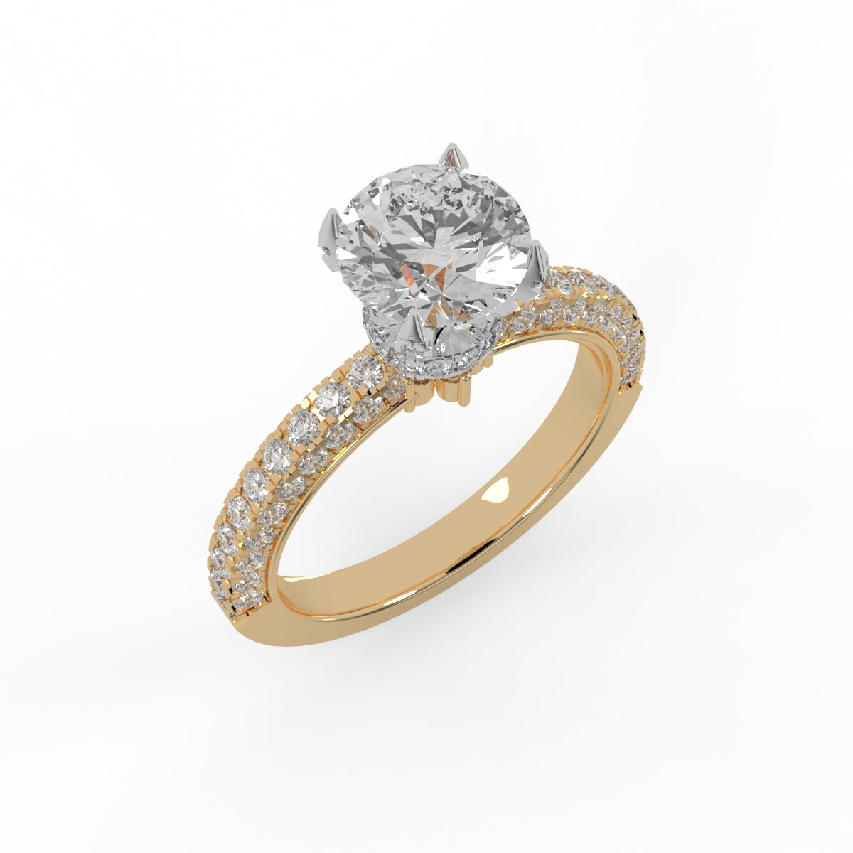 Brilliant-Cut Diamond Centerpiece