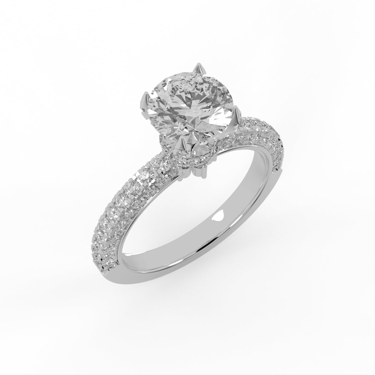 Brilliant-Cut Diamond Centerpiece