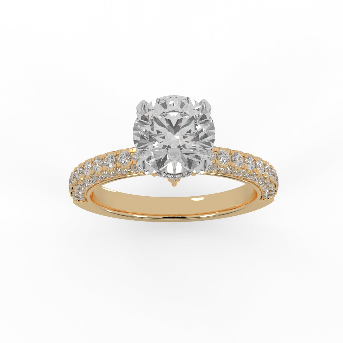 Brilliant-Cut Diamond Centerpiece