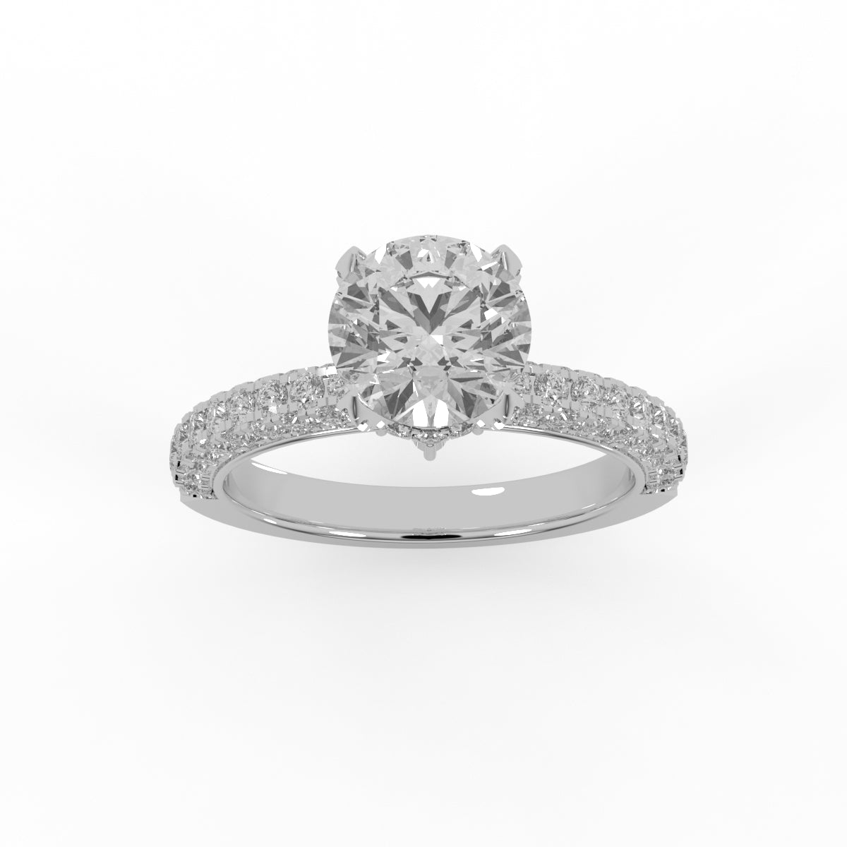 Brilliant-Cut Diamond Centerpiece